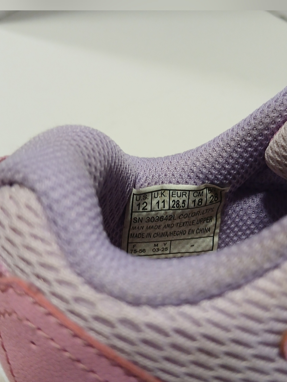 Skechers Kids Pink & Lavender Mesh Sneakers - Picture 5 of 8